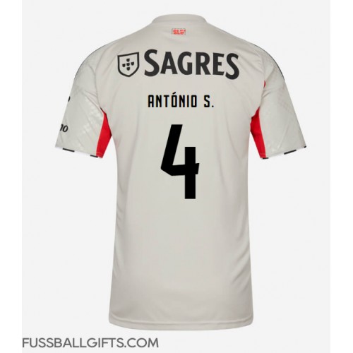 Benfica Antonio Silva #4 Fußballbekleidung 3rd trikot 2025-26 Kurzarm